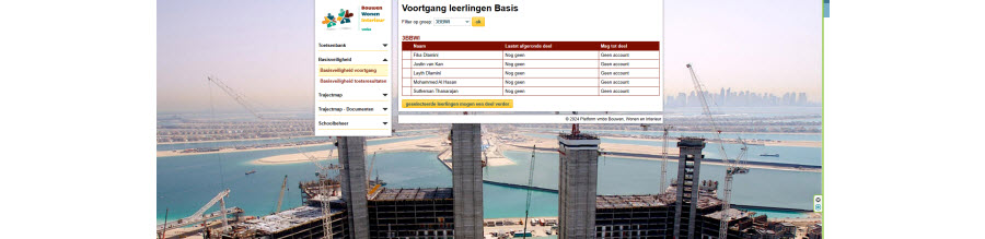 Trajectmap, Toetsenbank, Basisveiligheid