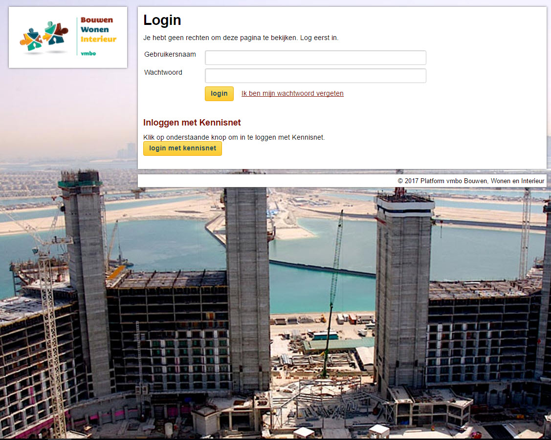 E-learning portal overzicht
