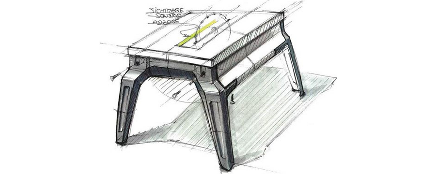 SawStop technologie op zaagtafel