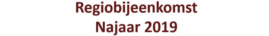 Presentatie regiobijeenkomst najaar 2019