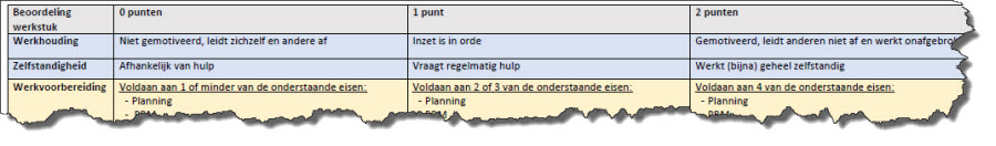 Beoordeling praktijkopdrachten met Rubrics