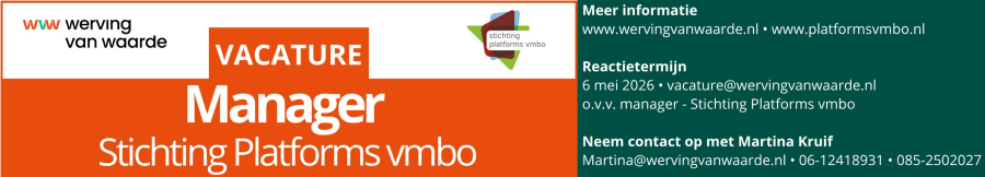 SPV zoekt nieuwe manager