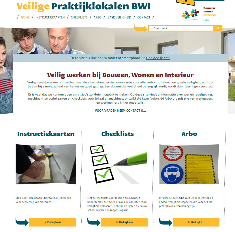 Veiligheid in praktijklokalen