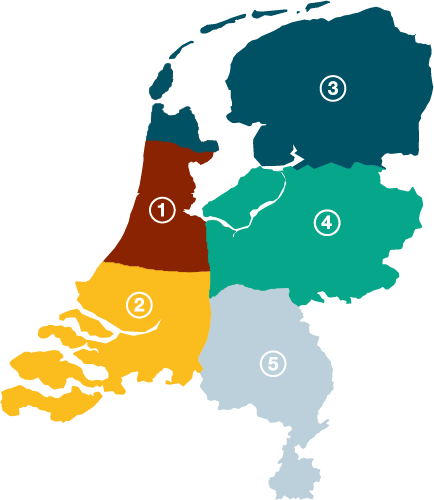 Regio indeling