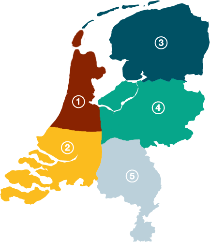 Regio indeling