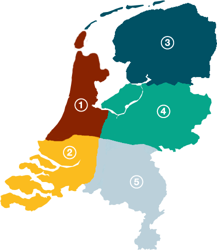 Regio indeling