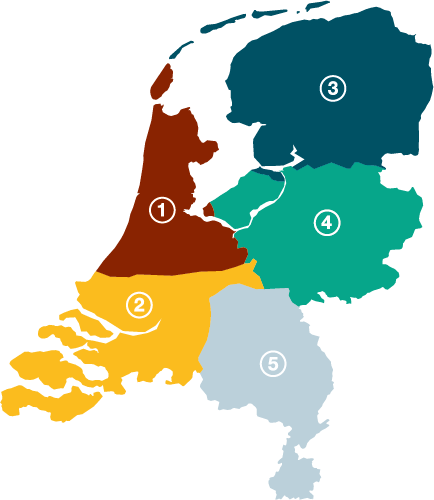 Regio indeling