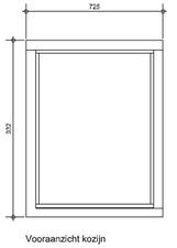KV6 Tekening kozijn