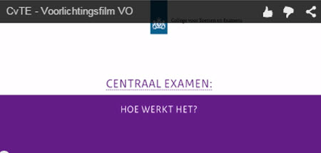 Voorlichtingsfilm CvTE centrale examens