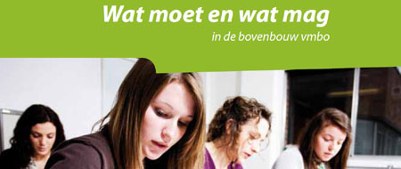 wat moet en mag bovenbouw vmbo